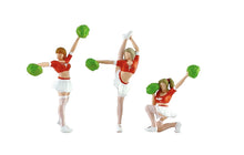 Load image into Gallery viewer, 1:64 Painted Figure Mini Model Miniature Resin Diorama Cheerleaders Girls Team
