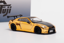 Load image into Gallery viewer, Fuji 1:64 Plating Gold GTR R35 Pandem Rocket Bunny Model Diecast Metal Car New Collection
