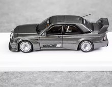 Load image into Gallery viewer, BSC 1:64 Gray 190E EVO II W201 Sedan Sports Model Diecast Metal Car New Collection
