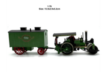 Load image into Gallery viewer, OXFORD 1:76 Green Steam Roller Trailer Vintage Classic Model Diecast Metal Car New
