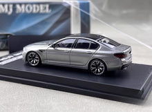 Load image into Gallery viewer, MJ 1:64 Gray M5 F90 Luxury Sedan Sports Model Diecast Metal Car New Collection
