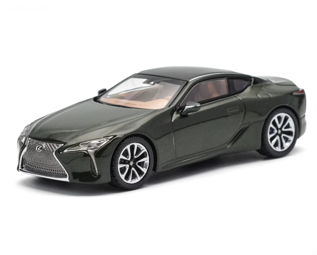 AR 1:64 Green 2018 LC500 Coupe Sports Model Diecast Metal Car New Collection