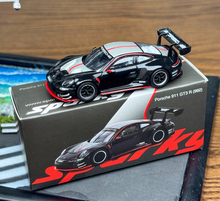 Load image into Gallery viewer, Sparky 1:64 Black 911 992 GT3 R Sports Model Diecast Metal Car New Collection
