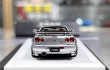 Load image into Gallery viewer, BZMW 1:64 Silver Decal Skyline GTR R34 NISMO Z-Tune Model Diecast Resin Car
