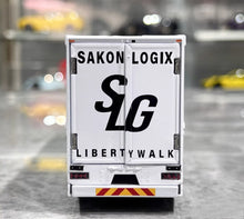 Load image into Gallery viewer, GCD 1:64 White LB Fuso Super Great Transport Truck Model Diecast Metal Car New Collection
