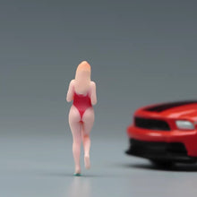 Load image into Gallery viewer, 1:24 Painted Figure Model Miniature Resin Diorama Sand Swimming Suit Girl Lady

