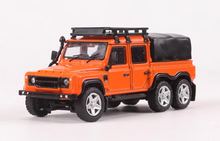 Load image into Gallery viewer, GCD 1:64 Orange ORV Defender 6x6 Camper Tent SUV Model Diecast Metal Car New
