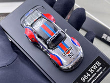Load image into Gallery viewer, DCM 1:64 Silver RWB 964 Martini #53 Classic Sports Model Diecast Metal Car New Collection
