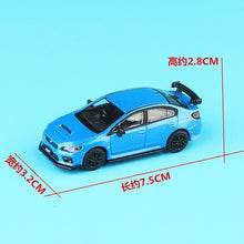 Load image into Gallery viewer, JKM 1:64 Blue WRX STI S207 Impraza Sports Model Diecast Metal Car New
