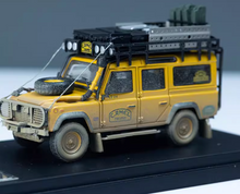 Load image into Gallery viewer, Master 1:64 Yellow Camel Defender 110 SUV ORV Sport Model Diecast Metal Car
