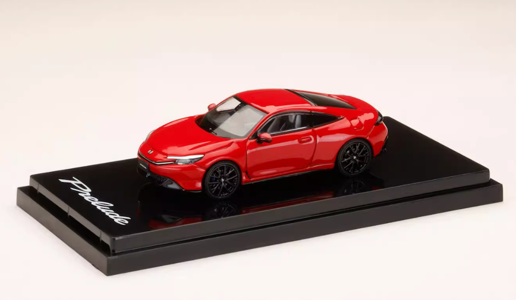 HobbyJapan 1:64 Red 2025 Prelude Coupe Sports Model Diecast Metal Car New Collection