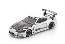 Load image into Gallery viewer, Poprace 1:64 Silver Carbon Supra GT300 Top Secret Model Diecast Metal Car New Collection
