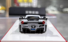 Load image into Gallery viewer, 1:64 Matte Gray 458 GT LB Racing Sports Model Diecast Resin Car BN
