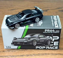 Load image into Gallery viewer, Poprace 1:64 Black RX7 FD RE Amemiya Sports Model Diecast Metal Car New Collection
