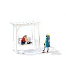 Load image into Gallery viewer, 1:64 Painted Figure Mini Model Miniature Resin Diorama Winter Dress Couple Toy
