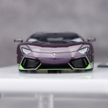 Load image into Gallery viewer, Tardis 1:64 Purple Aventador LP700-4 Sports Model Diecast Resin Car New Collection
