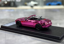 Load image into Gallery viewer, GCD 1:64 Pink Fuso Fighter Trailer Truck MX5 Sport Model Diecast Metal Car New Collection

