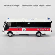 Load image into Gallery viewer, TINY 1:76 Hongkong Police PTU Toyota Coaster B59 Bus Van Model Toy Metal Car NIP
