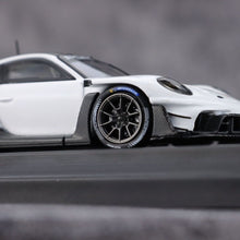 Load image into Gallery viewer, HKM 1:64 White 911 GT3 R 992 Rennsport Racing Sports Model Diecast Metal Car
