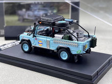 Load image into Gallery viewer, SW 1:64 Blue Gulf Defender 90 Pickup Sports Model Diecast Metal Car BN
