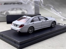 Load image into Gallery viewer, RM 1:64 Silver S63 W222 V12 Luxury Sedan Sports Model Diecast Metal Car New Collection
