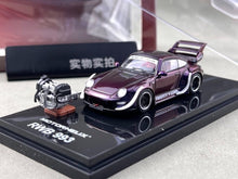 Load image into Gallery viewer, MH 1:64 Purple RWB 993 Widebody Engine Sports Model Diecast Metal Car New Collection
