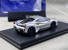 Load image into Gallery viewer, SH 1:64 Silver 488 Pista Novitec Sports Model Diecast Metal Car New Collection
