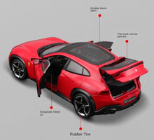 Load image into Gallery viewer, Bburago 1:24 Red Purosangue SUV Sports Model Diecast Metal Car New
