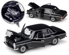 Load image into Gallery viewer, WELLY 1:24 Benz 220 Sedan Classic Vintage Model Diecast Metal Car Display
