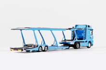 Load image into Gallery viewer, 1:64 Blue Gulf Actros Gigaspace 4x2 Trailer Truck Model Diecast Metal Car New Collection
