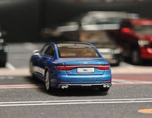 Load image into Gallery viewer, JKM 1:64 Blue S8 L D5 Luxury Sedan Sports Model Diecast Metal Car New Collection

