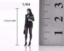 Load image into Gallery viewer, 1:64 Painted Figure Model Miniature Resin Diorama Toy Sand Office Lady Suit Sexy
