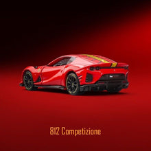 Load image into Gallery viewer, Bburago 1:64 Red Ferrari 812 Competizione Sports Model Diecast Metal Car New Collection
