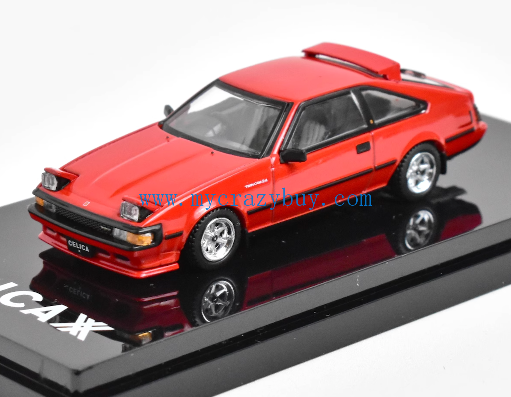 HobbyJapan 1:64 Red Light Celica XX GT Sports Model Diecast Metal Car New Collection