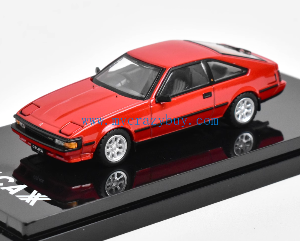 HobbyJapan 1:64 Red Celica XX GT Hatchback Sports Model Diecast Metal Car