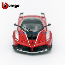 Load image into Gallery viewer, Bburago 1:64 Red FXXK #10 Racing Sports Model Diecast Metal Car New Collection
