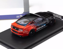 Load image into Gallery viewer, DCM 1:64 2014 Black Advan Mustang GT Sports Model Diecast Metal Car New Collection

