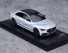 Load image into Gallery viewer, AR 1:64 Silver Benz AMG S63 E Performance Sports Model Diecast Metal Car New Collection
