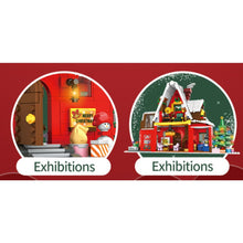 Load image into Gallery viewer, 1301PCS MOC Christmas Post Office Tree House Model Toy Buliding Block Brick Gift Kids Compatible Lego
