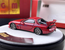 Load image into Gallery viewer, PGM 1:64 JDM Red RX7 FD3S Round Racing Sports Model Diecast Metal Car New Collection
