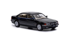 Load image into Gallery viewer, AR 1:64 Black BMW 750iL E38 Luxury Sedan Sports Model Diecast Metal Car New Collection
