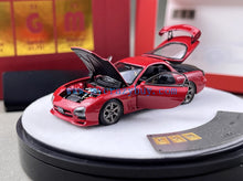 Load image into Gallery viewer, PGM 1:64 JDM Red RX7 FD3S Round Racing Sports Model Diecast Metal Car New Collection
