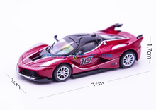 Load image into Gallery viewer, Bburago 1:64 Red FXXK #10 Racing Sports Model Diecast Metal Car New Collection
