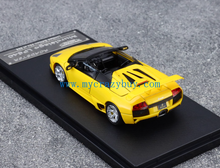 Load image into Gallery viewer, PK 1:64 Yellow Murcielago LP640 Roadster DIY Sport Model Diecast Metal Car New Collection
