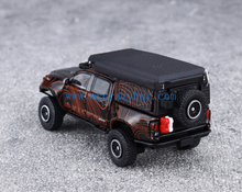 Load image into Gallery viewer, GCD 1:64 Black TACOMA Camper Pickup ORV Sports Model Diecast Metal Car New Collection
