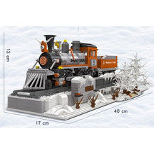 Load image into Gallery viewer, 853PCS MOC Western Train Track Scene Model Toy Building Block Brick Gift Kids Compatible Lego

