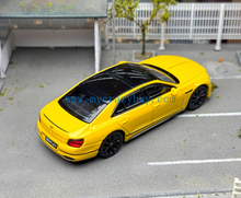 Load image into Gallery viewer, MINIGT 1:64 Yellow Bentley Flying Spur Luxury Sedan Model Diecast Metal Car
