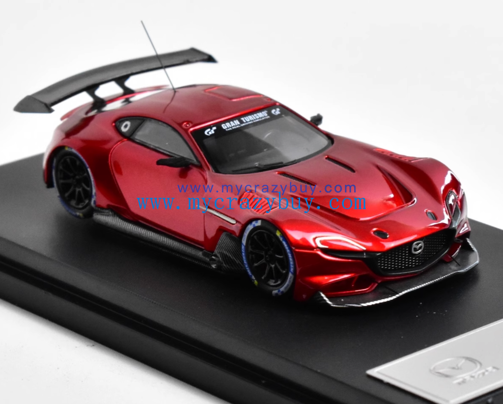 Glory 1:64 Red RX Vision GT3 Coupe Racing Sports Model Diecast Metal Car New Collection