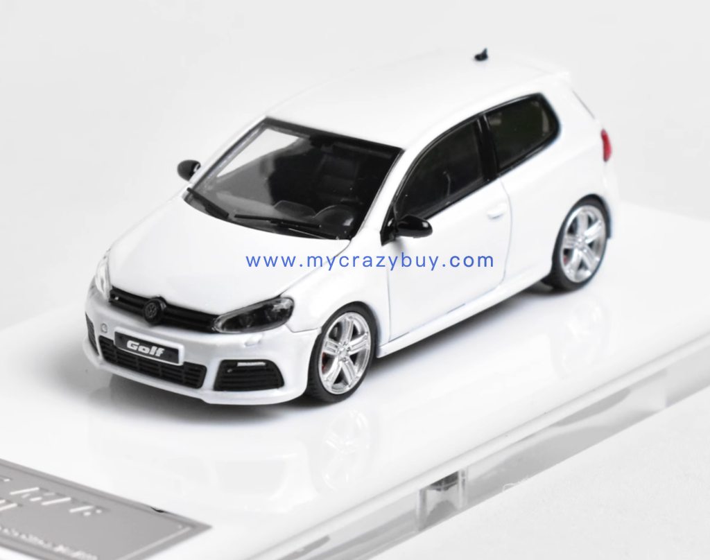 Maxwell 1:64 HEC White VW Golf GTI MK6 Sports Model Diecast Metal Car New Collection
