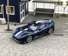 Load image into Gallery viewer, BBR 1:64 Blue 812 Competitizone Racing Sports Model Diecast Metal Car New Collection

